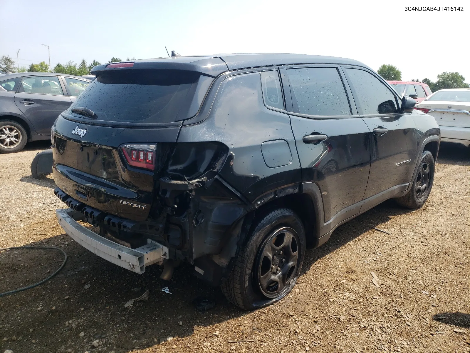 2018 Jeep Compass Sport VIN: 3C4NJCAB4JT416142 Lot: 64596104