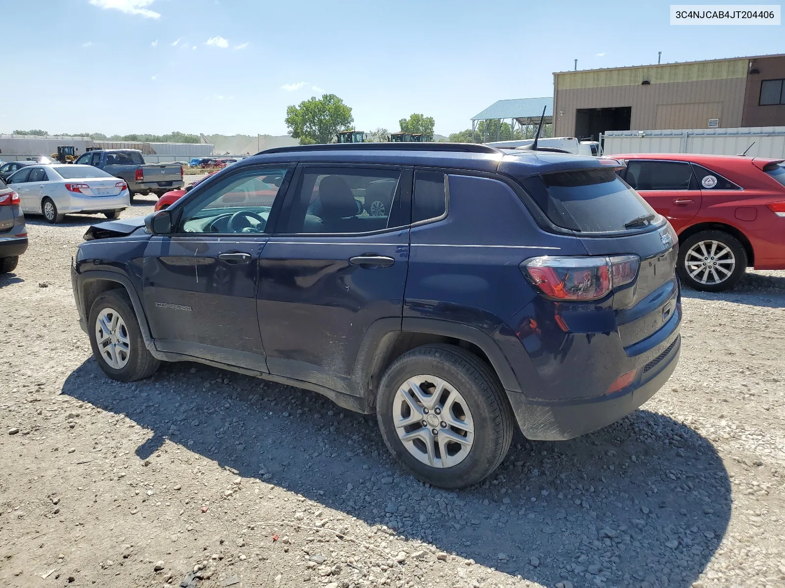 2018 Jeep Compass Sport VIN: 3C4NJCAB4JT204406 Lot: 65830634