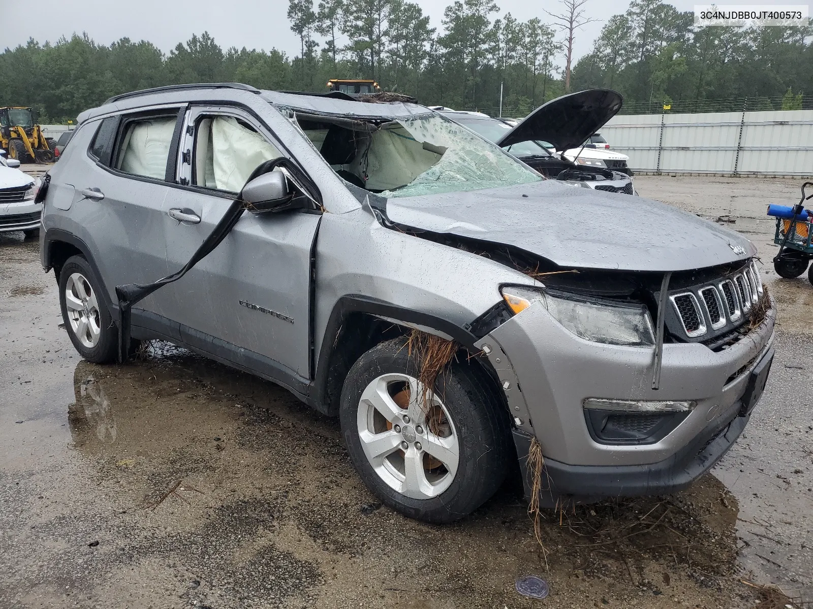 2018 Jeep Compass Latitude VIN: 3C4NJDBB0JT400573 Lot: 66349674