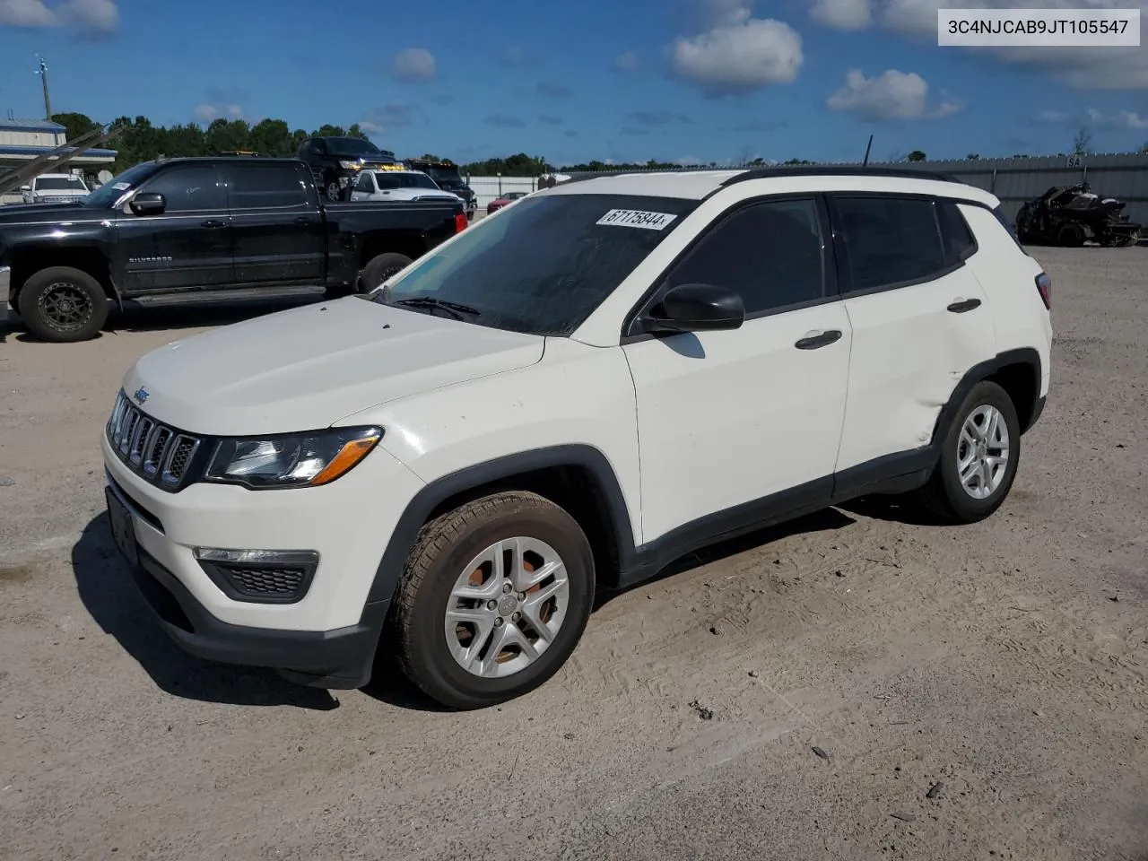 2018 Jeep Compass Sport VIN: 3C4NJCAB9JT105547 Lot: 67175844