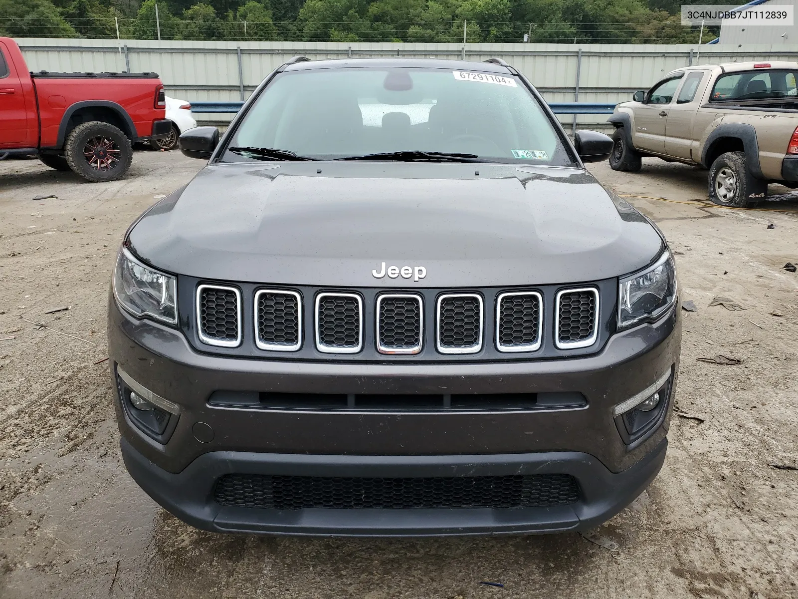 2018 Jeep Compass Latitude VIN: 3C4NJDBB7JT112839 Lot: 67291104