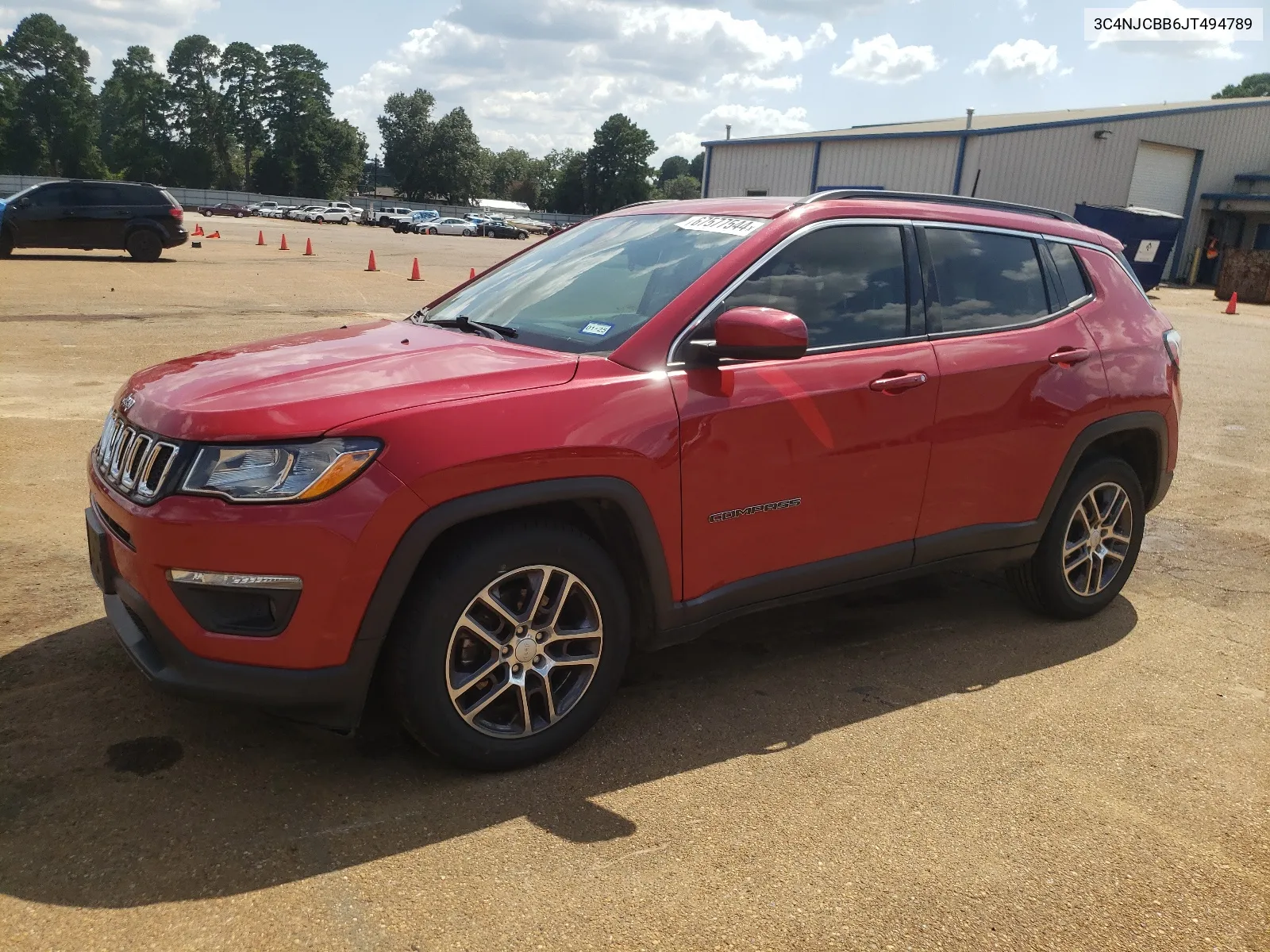 2018 Jeep Compass Latitude VIN: 3C4NJCBB6JT494789 Lot: 67577544