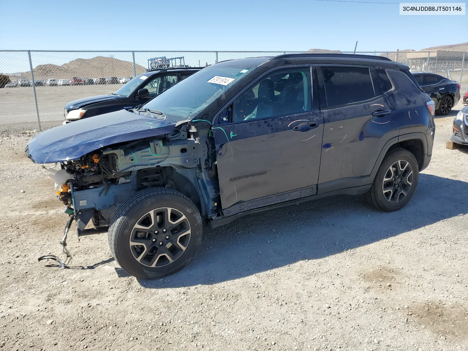 2018 Jeep Compass Trailhawk VIN: 3C4NJDDB8JT501146 Lot: 67911914