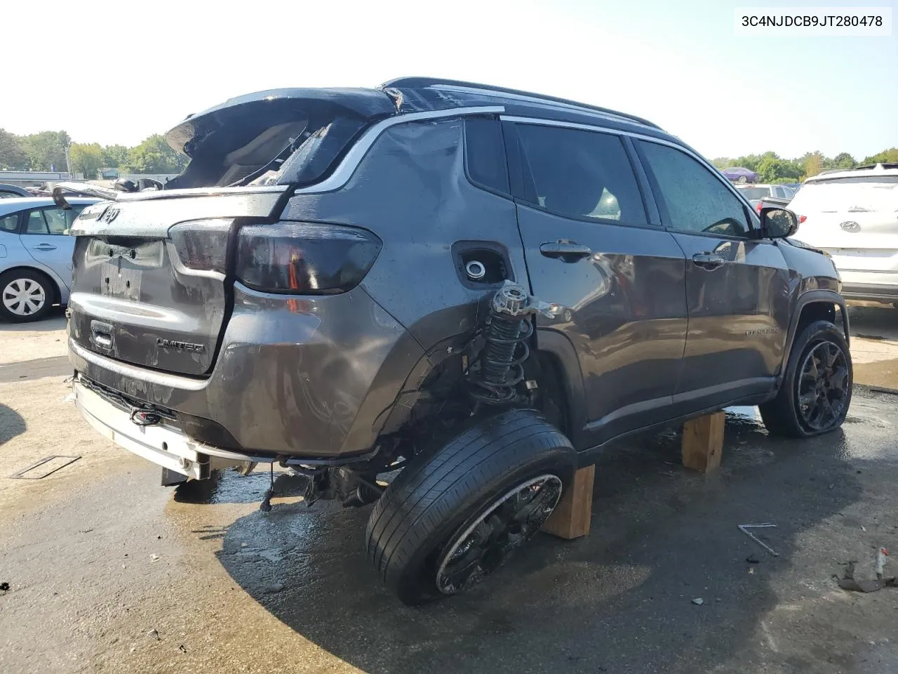 2018 Jeep Compass Limited VIN: 3C4NJDCB9JT280478 Lot: 68029874