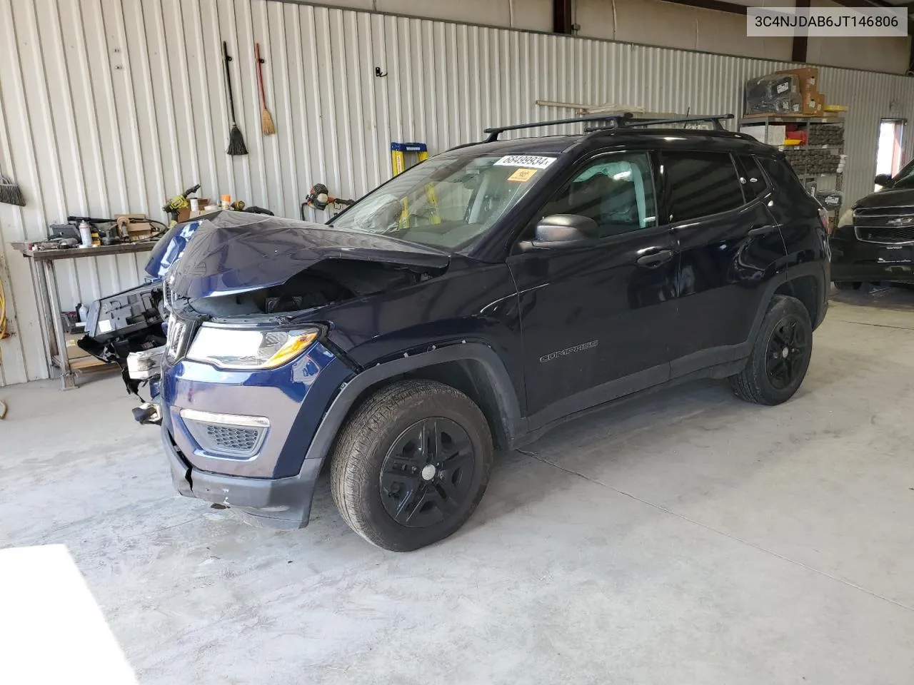 2018 Jeep Compass Sport VIN: 3C4NJDAB6JT146806 Lot: 68499934