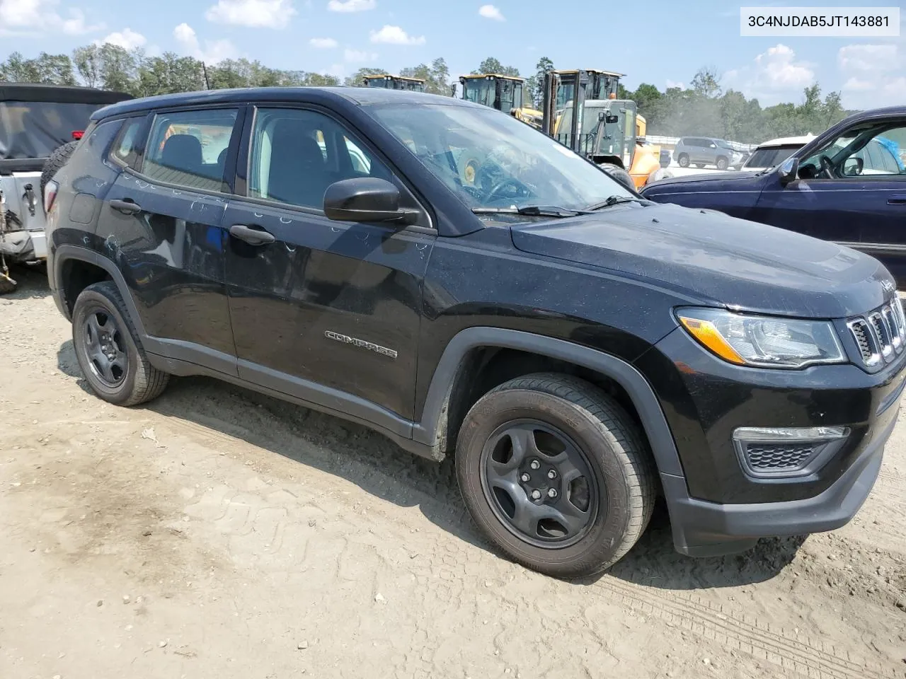 2018 Jeep Compass Sport VIN: 3C4NJDAB5JT143881 Lot: 69040694