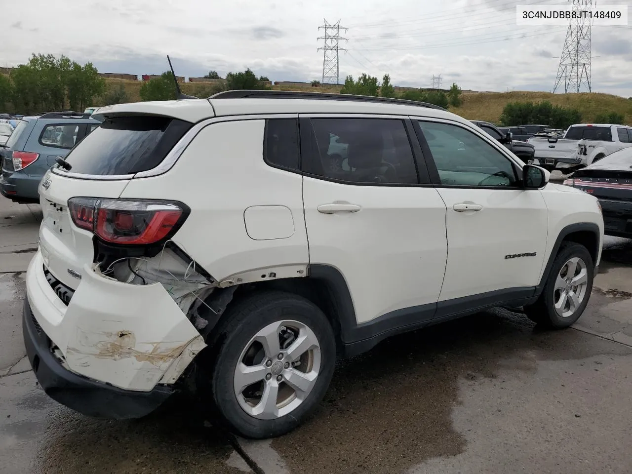 2018 Jeep Compass Latitude VIN: 3C4NJDBB8JT148409 Lot: 69243104