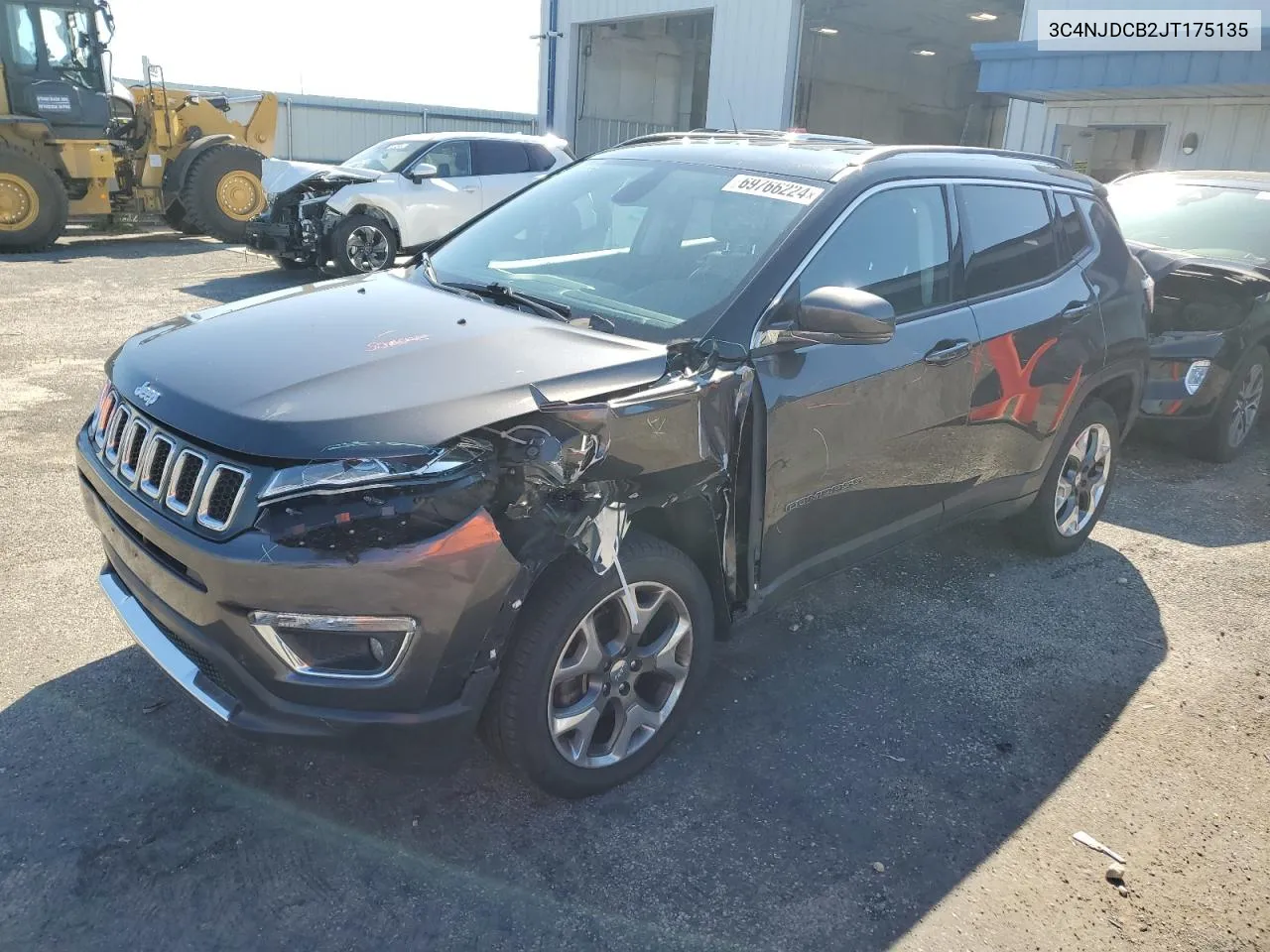 2018 Jeep Compass Limited VIN: 3C4NJDCB2JT175135 Lot: 69766224