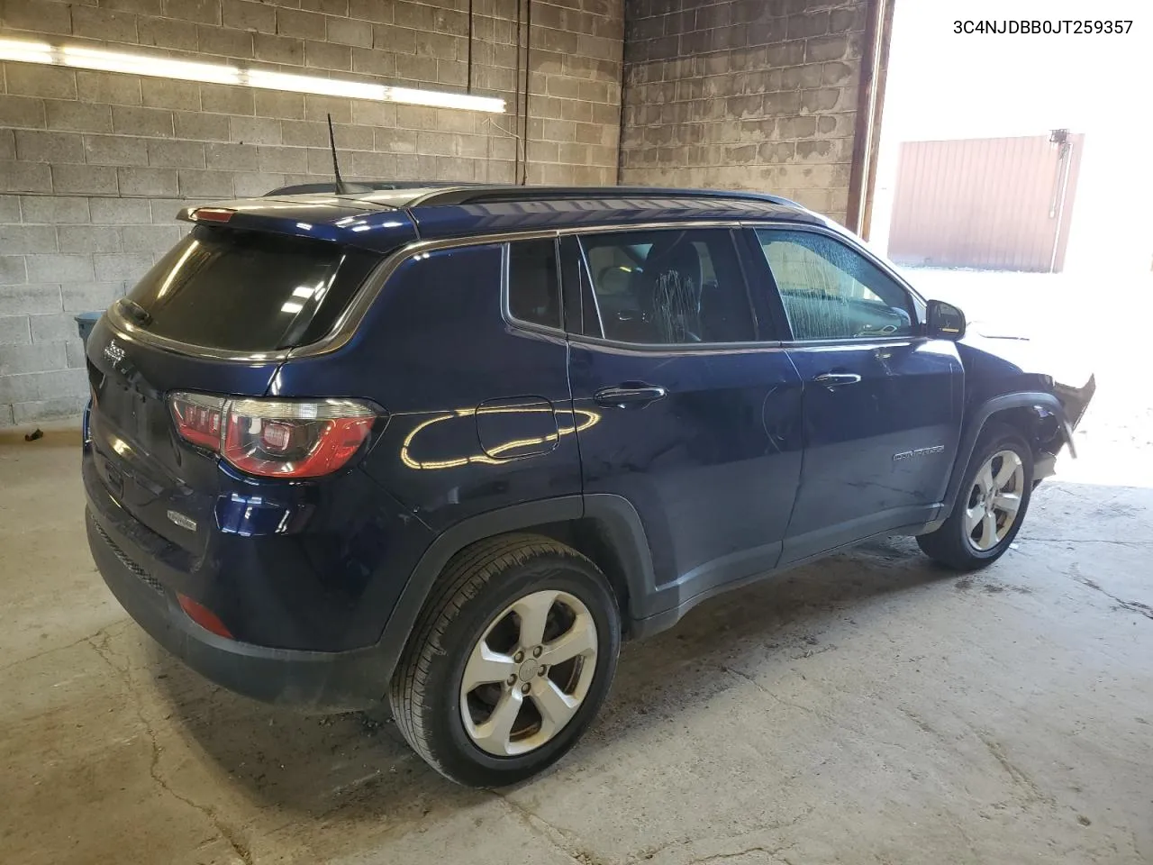 2018 Jeep Compass Latitude VIN: 3C4NJDBB0JT259357 Lot: 70101434