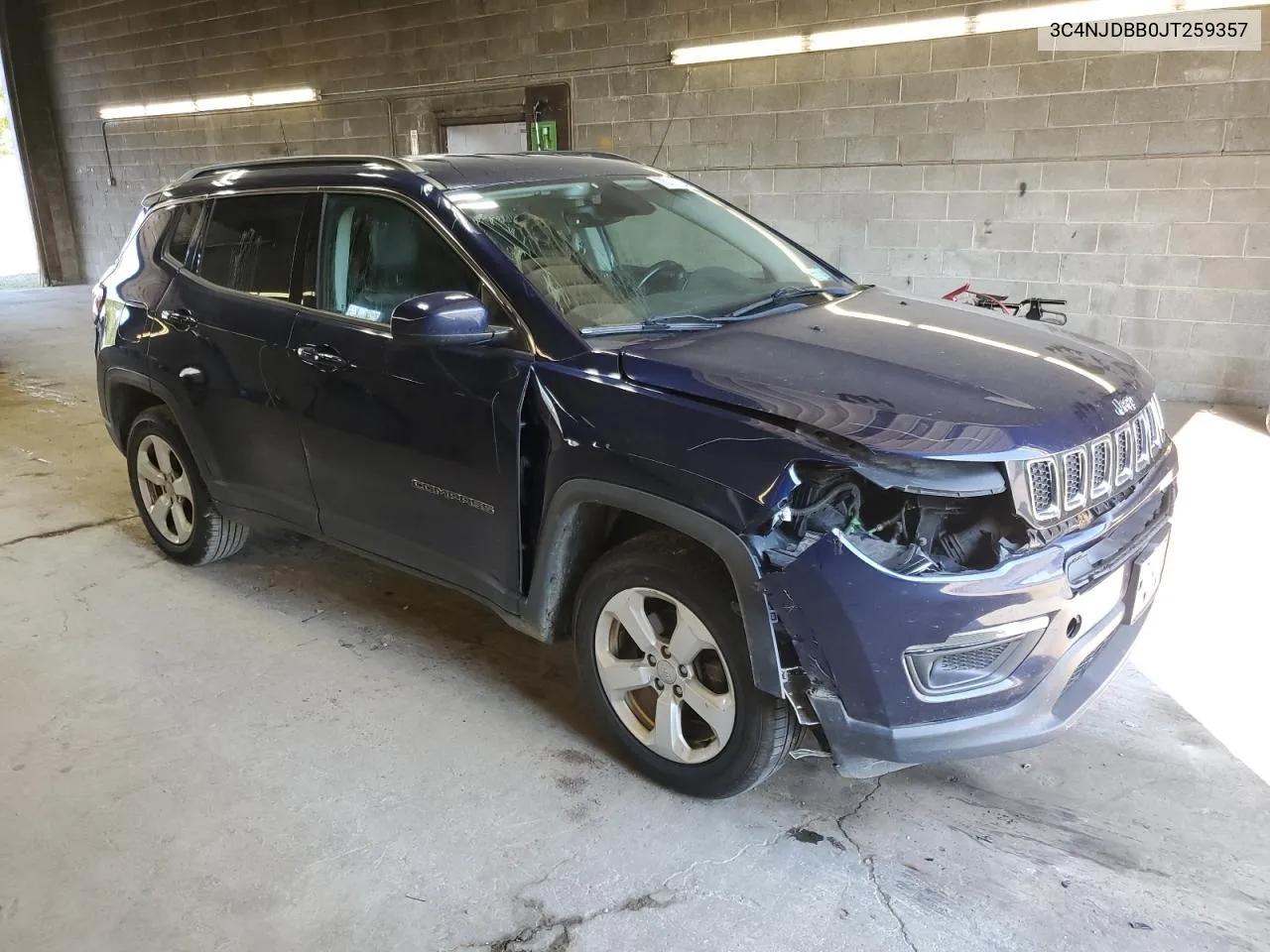 2018 Jeep Compass Latitude VIN: 3C4NJDBB0JT259357 Lot: 70101434