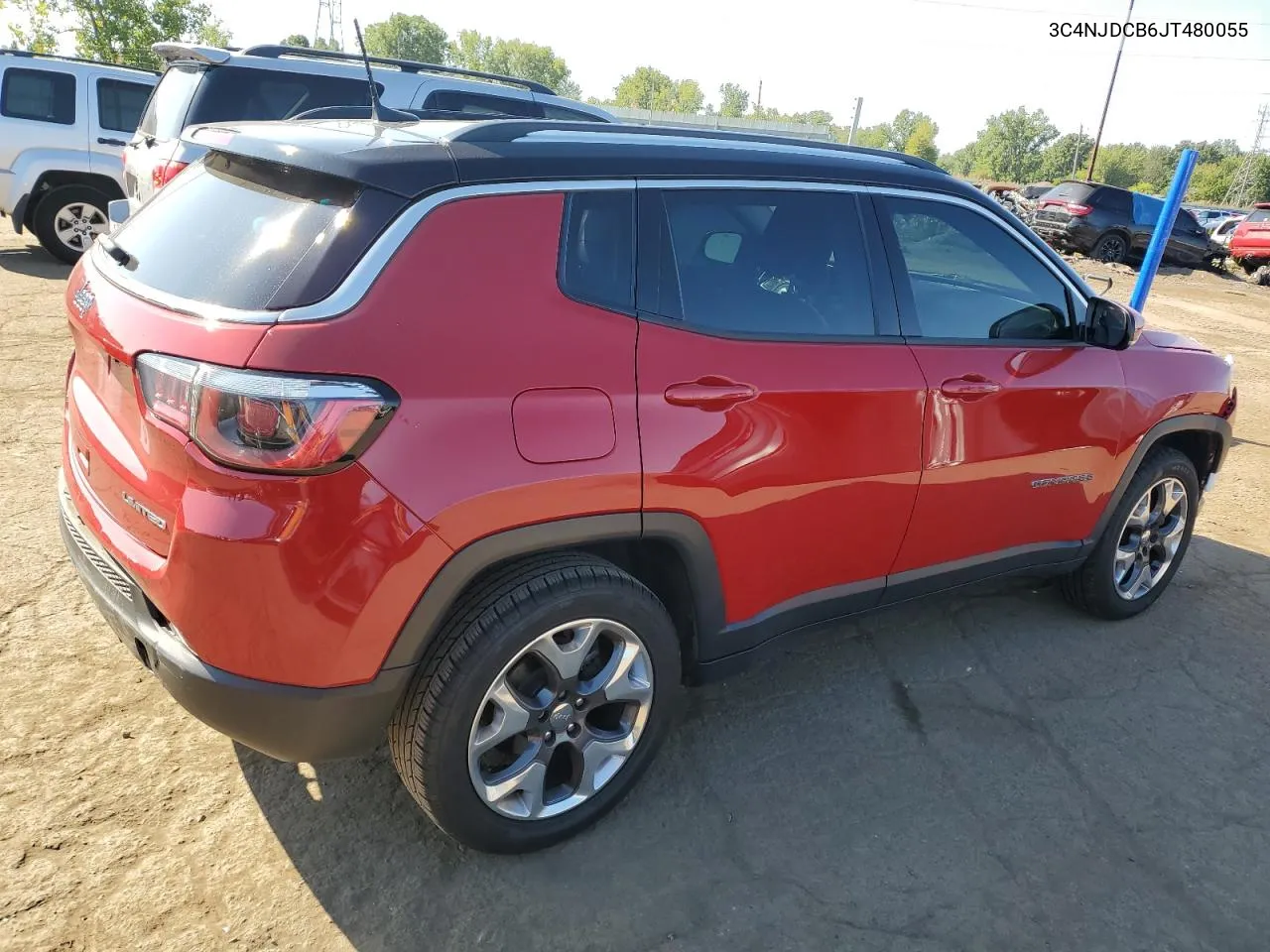 2018 Jeep Compass Limited VIN: 3C4NJDCB6JT480055 Lot: 70310444