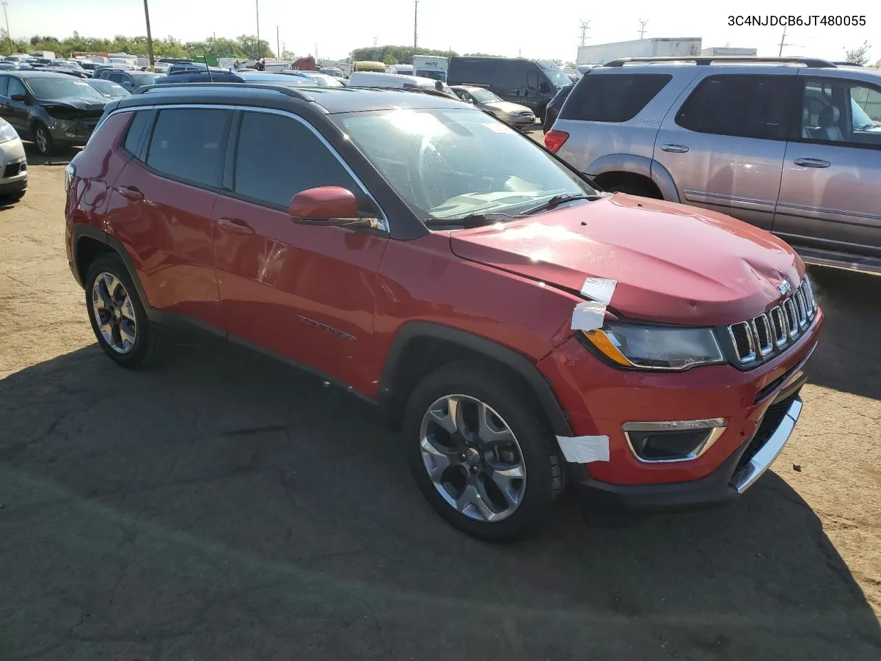 2018 Jeep Compass Limited VIN: 3C4NJDCB6JT480055 Lot: 70310444