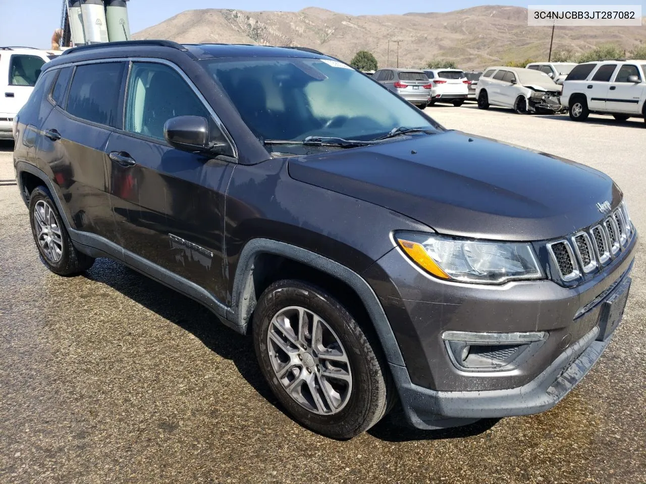 2018 Jeep Compass Latitude VIN: 3C4NJCBB3JT287082 Lot: 70583244