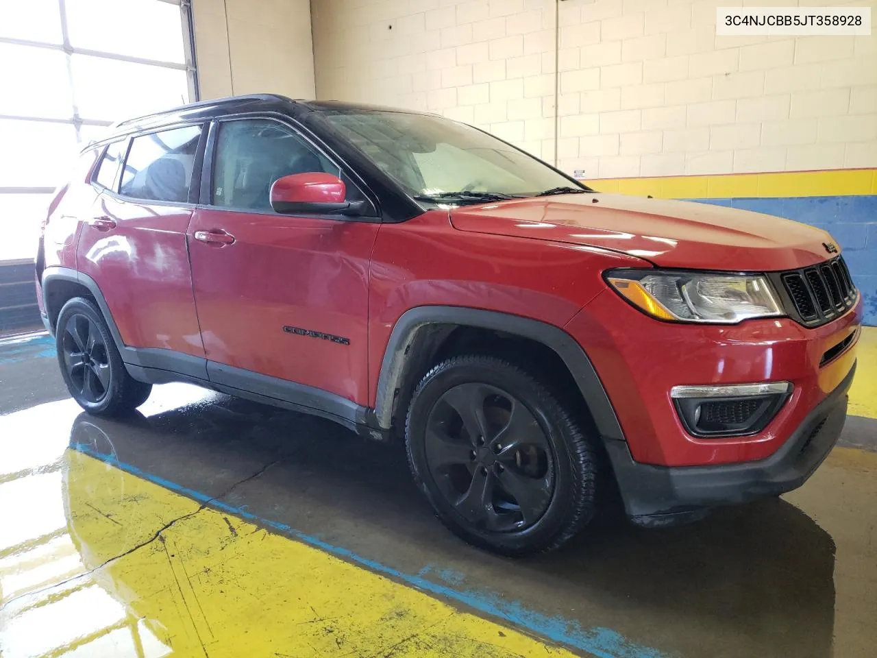 2018 Jeep Compass Latitude VIN: 3C4NJCBB5JT358928 Lot: 70756854