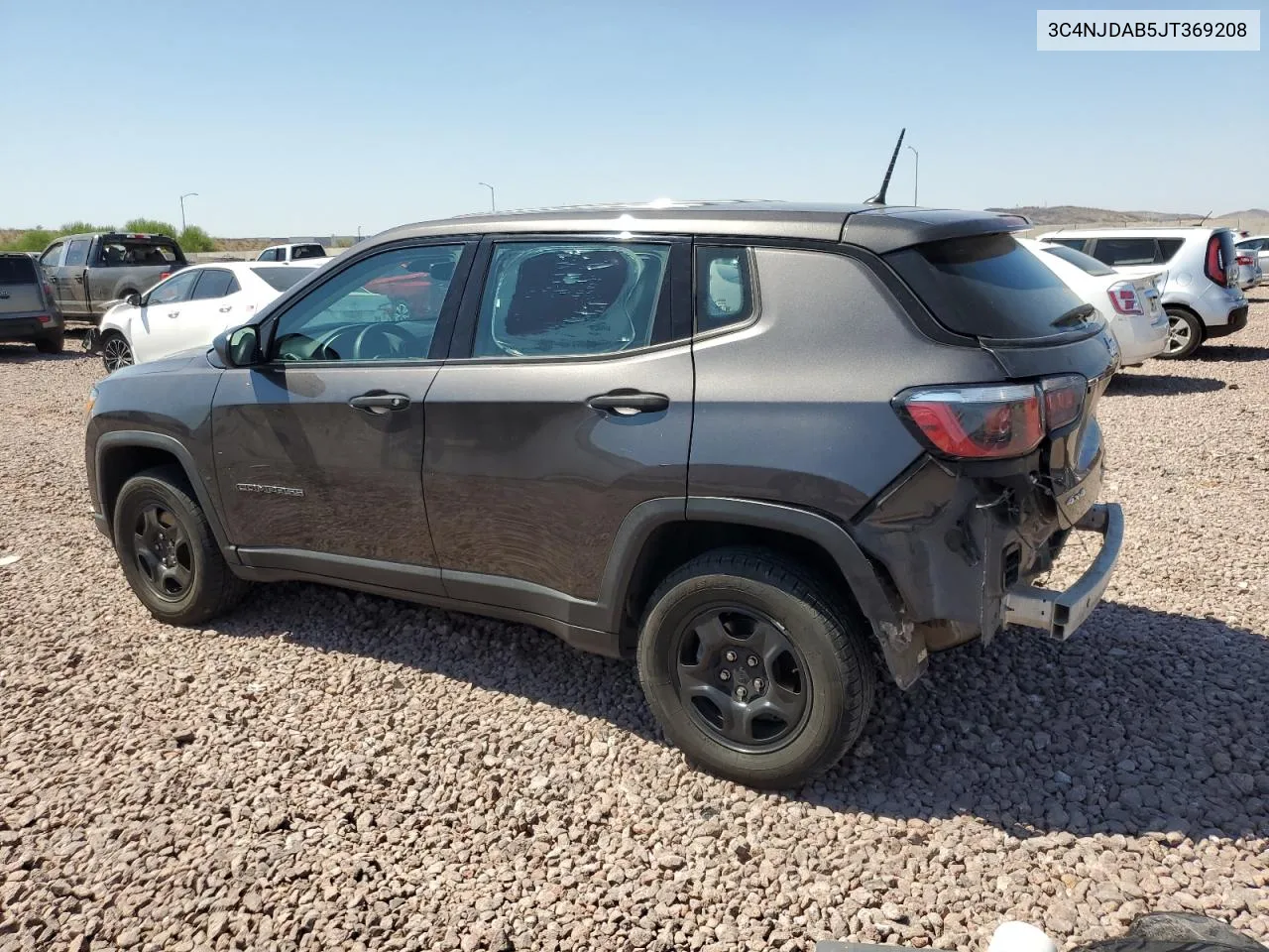 2018 Jeep Compass Sport VIN: 3C4NJDAB5JT369208 Lot: 70837064