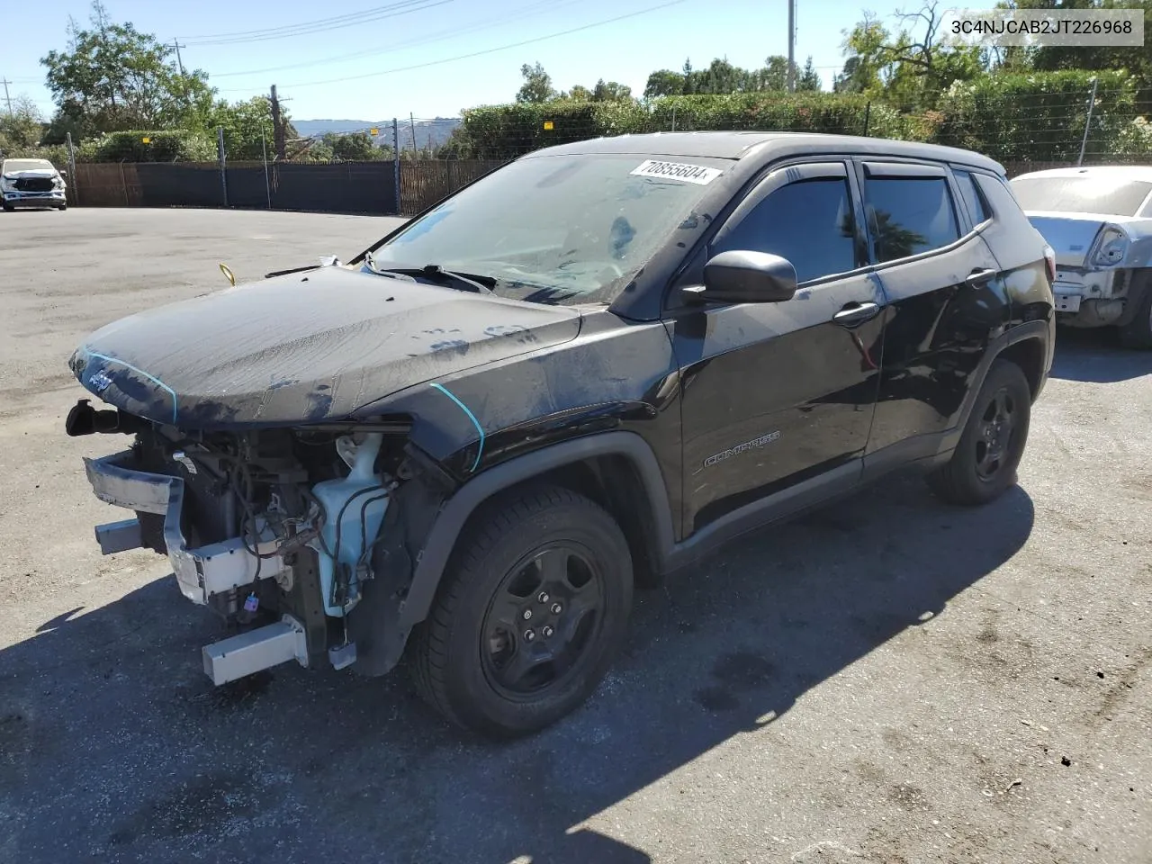 2018 Jeep Compass Sport VIN: 3C4NJCAB2JT226968 Lot: 70855604