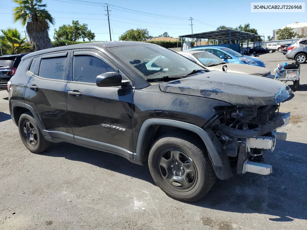 2018 Jeep Compass Sport VIN: 3C4NJCAB2JT226968 Lot: 70855604