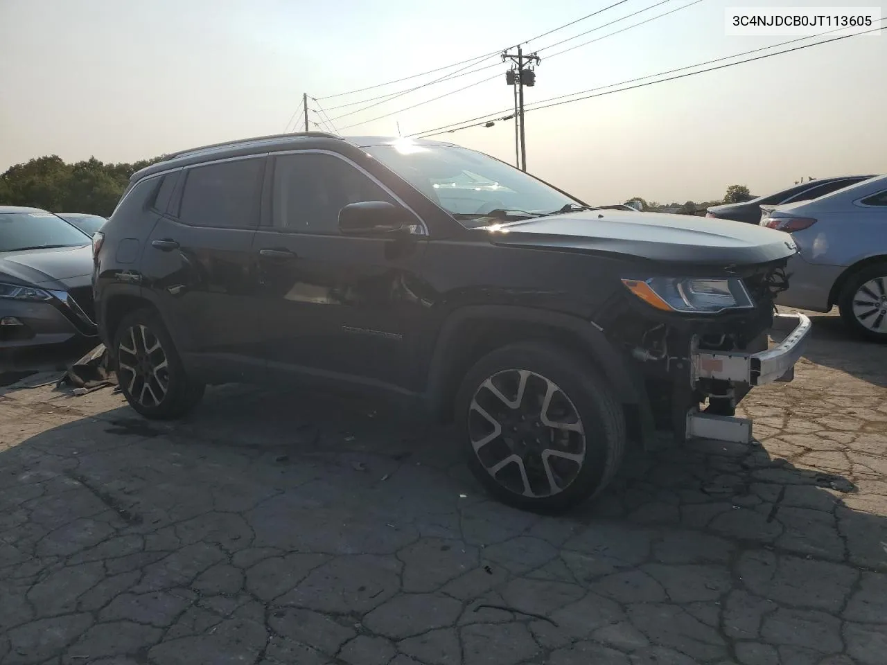 3C4NJDCB0JT113605 2018 Jeep Compass Limited