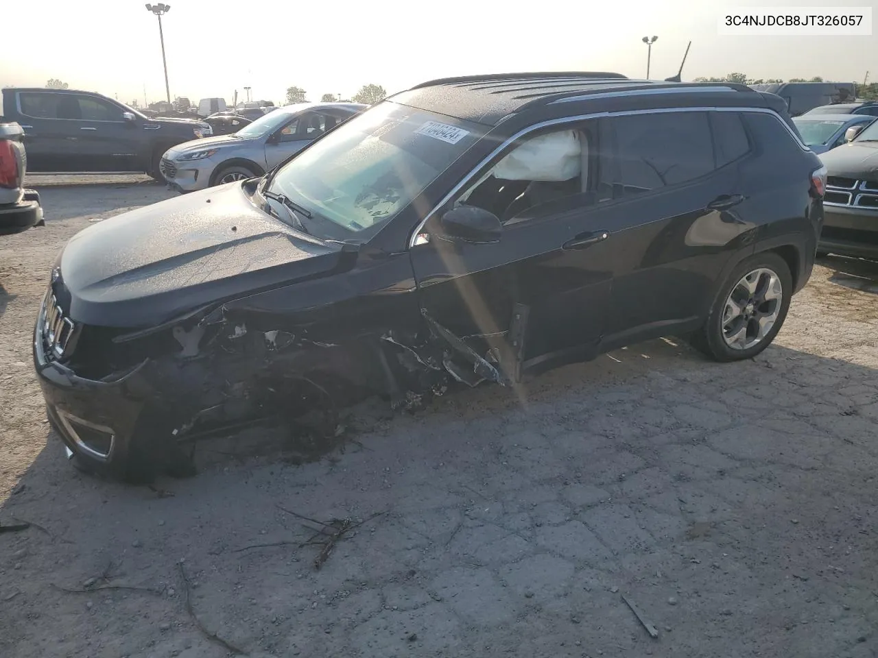 2018 Jeep Compass Limited VIN: 3C4NJDCB8JT326057 Lot: 71046424