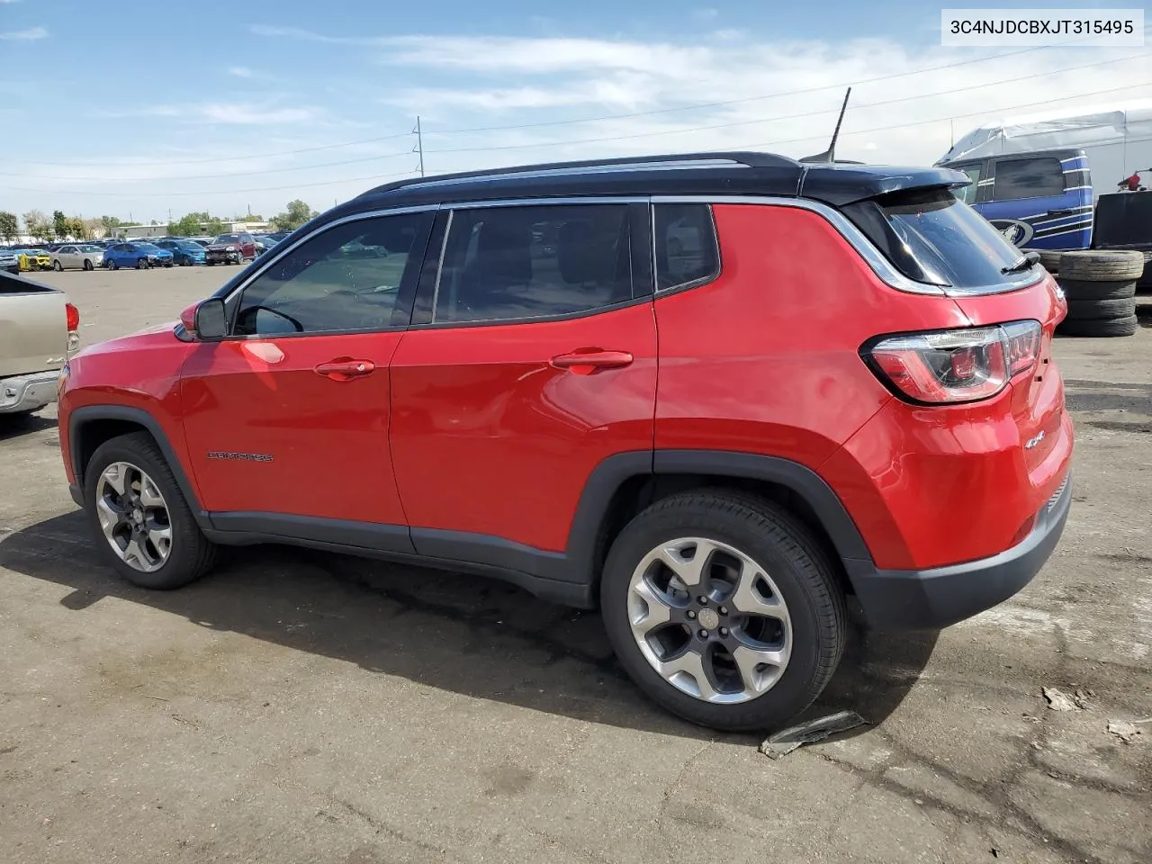 2018 Jeep Compass Limited VIN: 3C4NJDCBXJT315495 Lot: 71073964