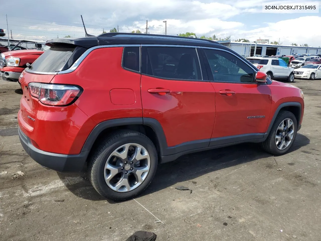 2018 Jeep Compass Limited VIN: 3C4NJDCBXJT315495 Lot: 71073964