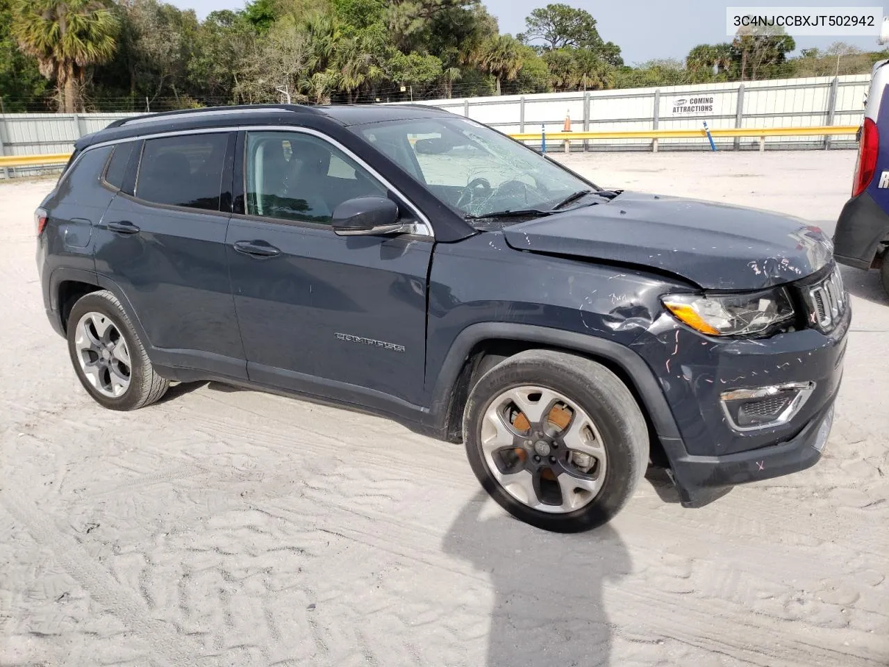 2018 Jeep Compass Limited VIN: 3C4NJCCBXJT502942 Lot: 71158864