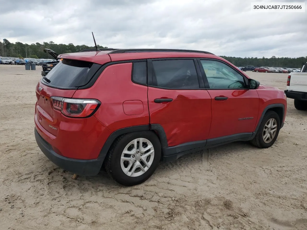 2018 Jeep Compass Sport VIN: 3C4NJCAB7JT250666 Lot: 71393944