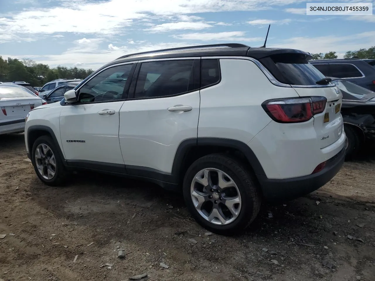 2018 Jeep Compass Limited VIN: 3C4NJDCB0JT455359 Lot: 71480334