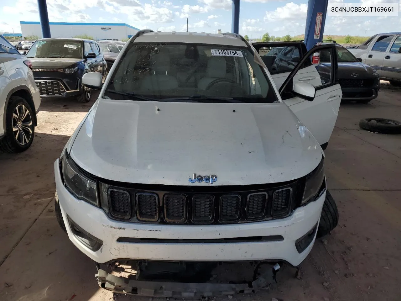 2018 Jeep Compass Latitude VIN: 3C4NJCBBXJT169661 Lot: 71483754