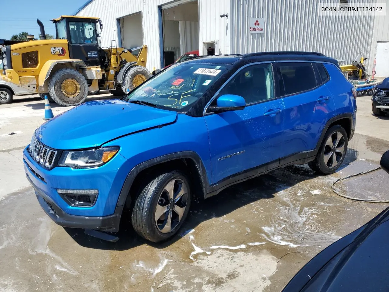 2018 Jeep Compass Latitude VIN: 3C4NJCBB9JT134142 Lot: 71612544