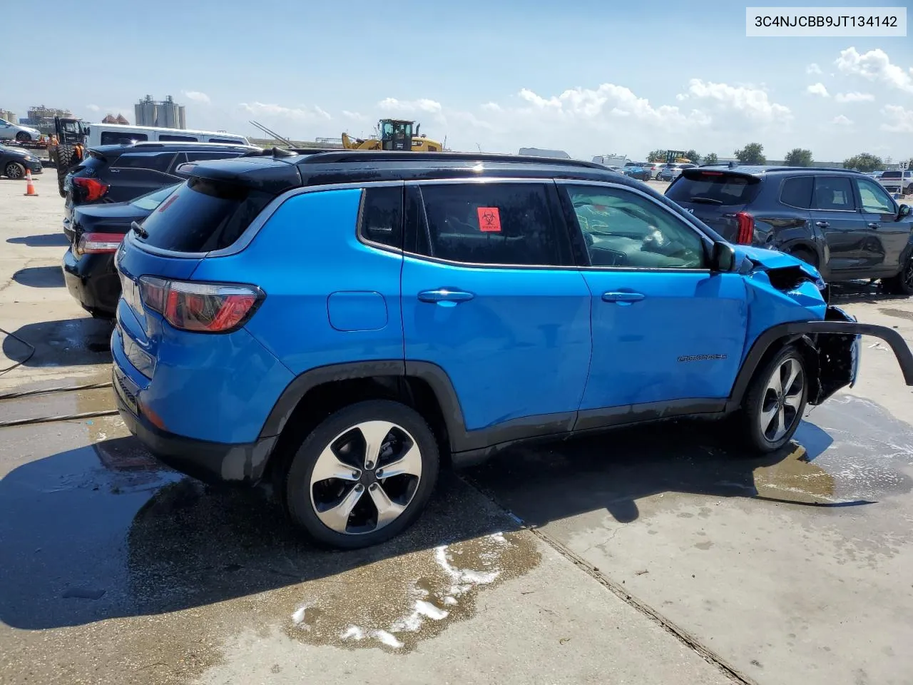 2018 Jeep Compass Latitude VIN: 3C4NJCBB9JT134142 Lot: 71612544