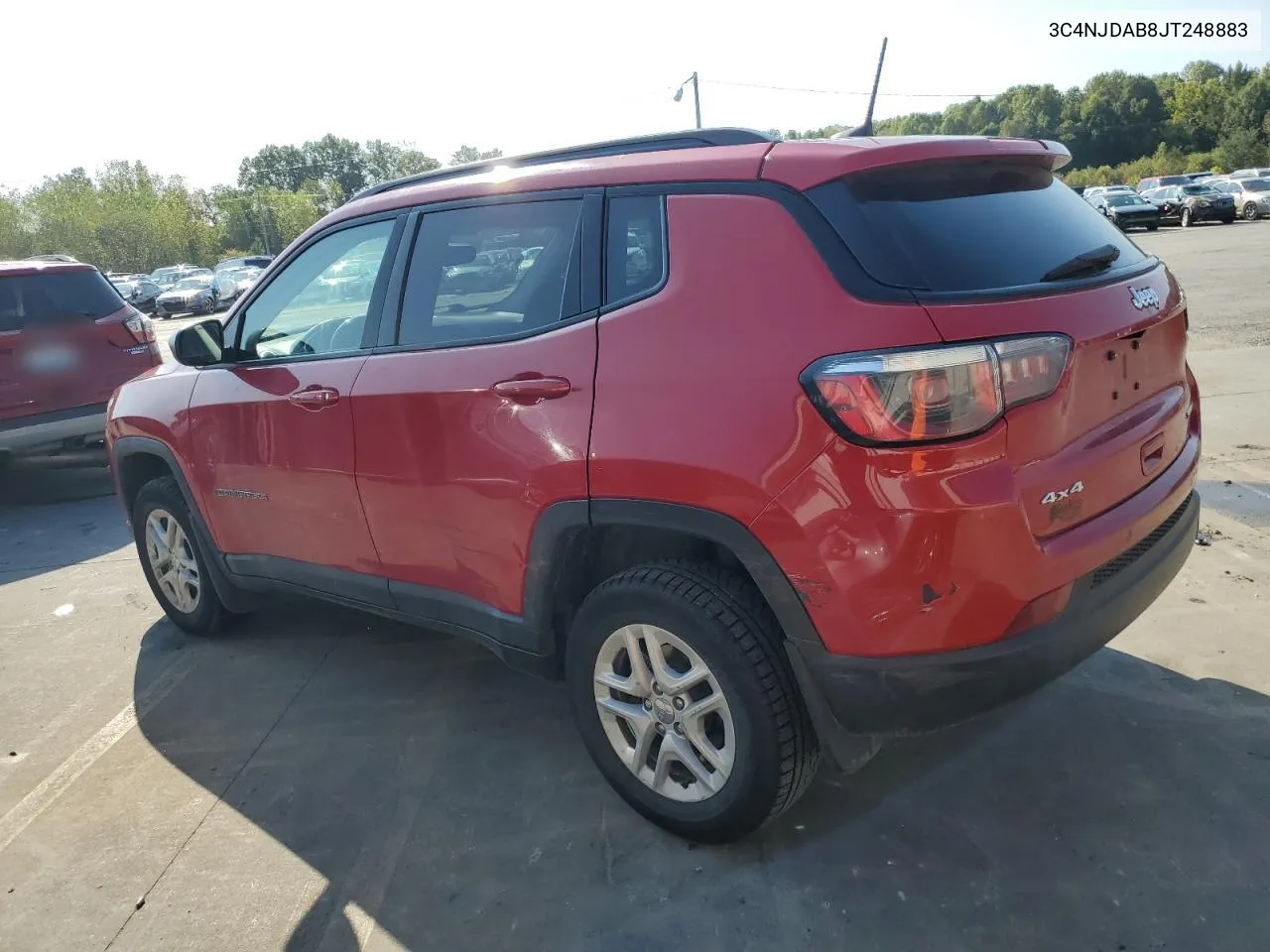 2018 Jeep Compass Sport VIN: 3C4NJDAB8JT248883 Lot: 71720164