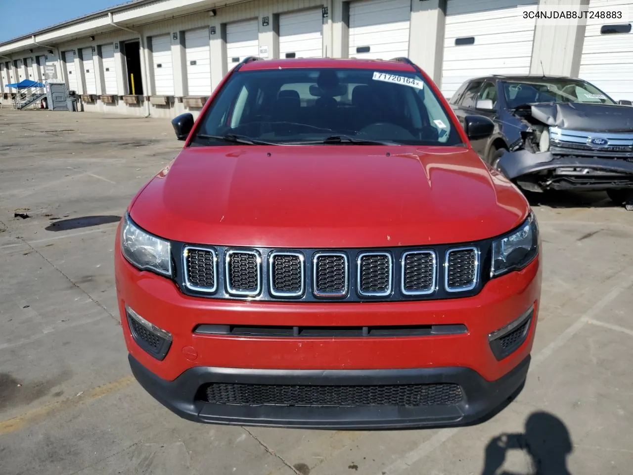 2018 Jeep Compass Sport VIN: 3C4NJDAB8JT248883 Lot: 71720164