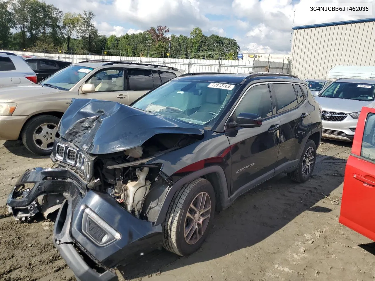 2018 Jeep Compass Latitude VIN: 3C4NJCBB6JT462036 Lot: 72143764