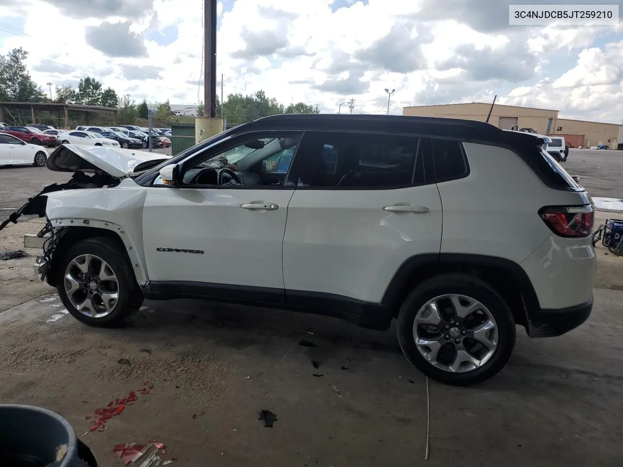 2018 Jeep Compass Limited VIN: 3C4NJDCB5JT259210 Lot: 72195284