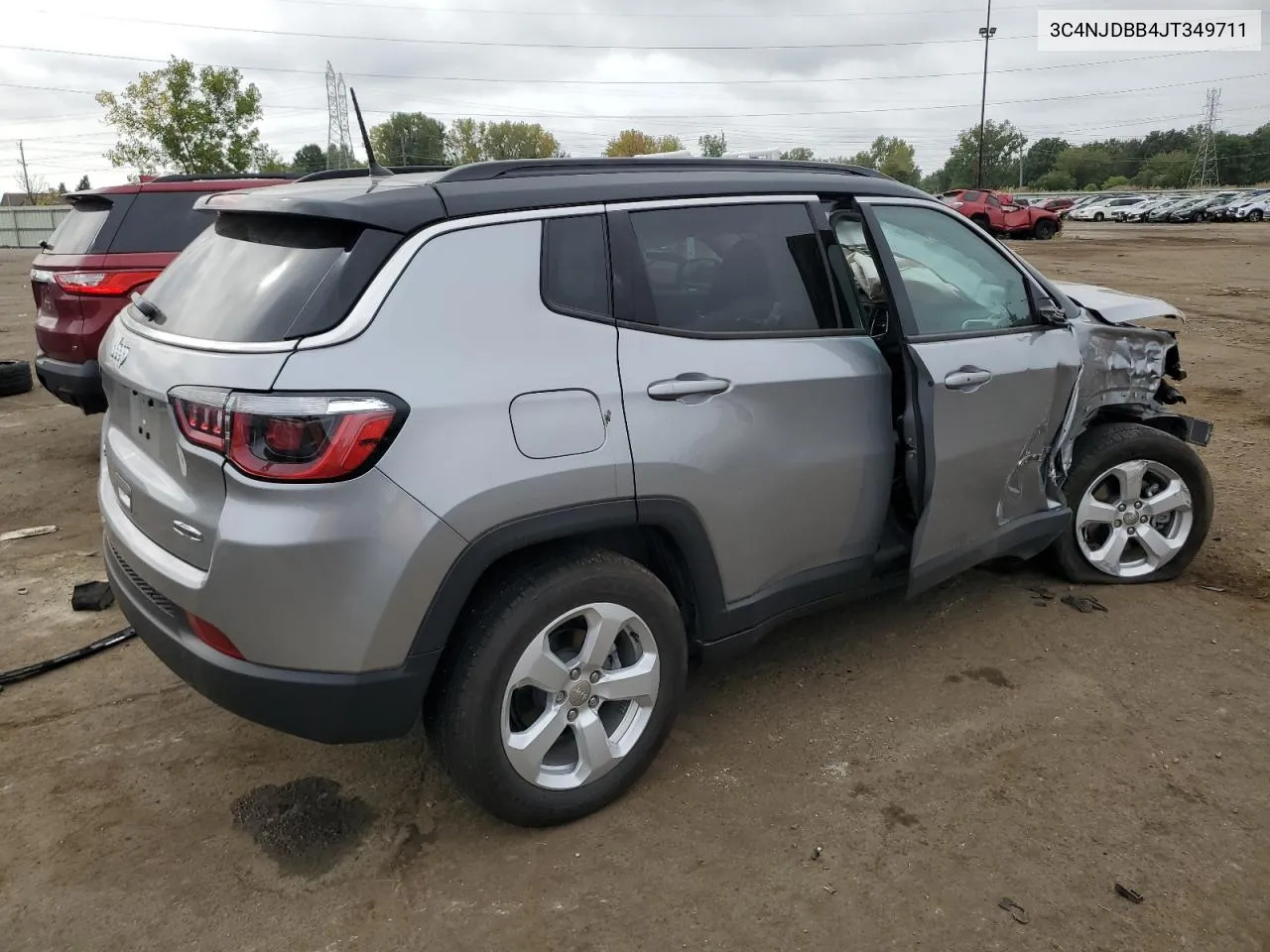 2018 Jeep Compass Latitude VIN: 3C4NJDBB4JT349711 Lot: 72214124