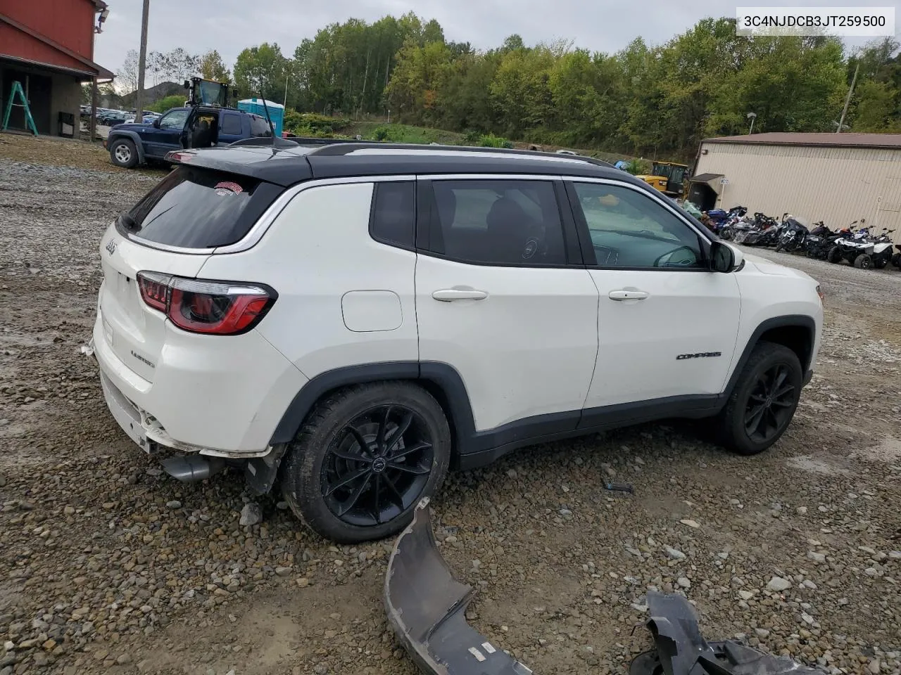 2018 Jeep Compass Limited VIN: 3C4NJDCB3JT259500 Lot: 72349414