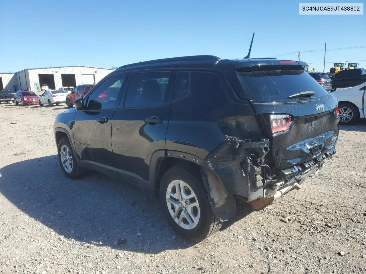 2018 Jeep Compass Sport VIN: 3C4NJCAB9JT438802 Lot: 72426054