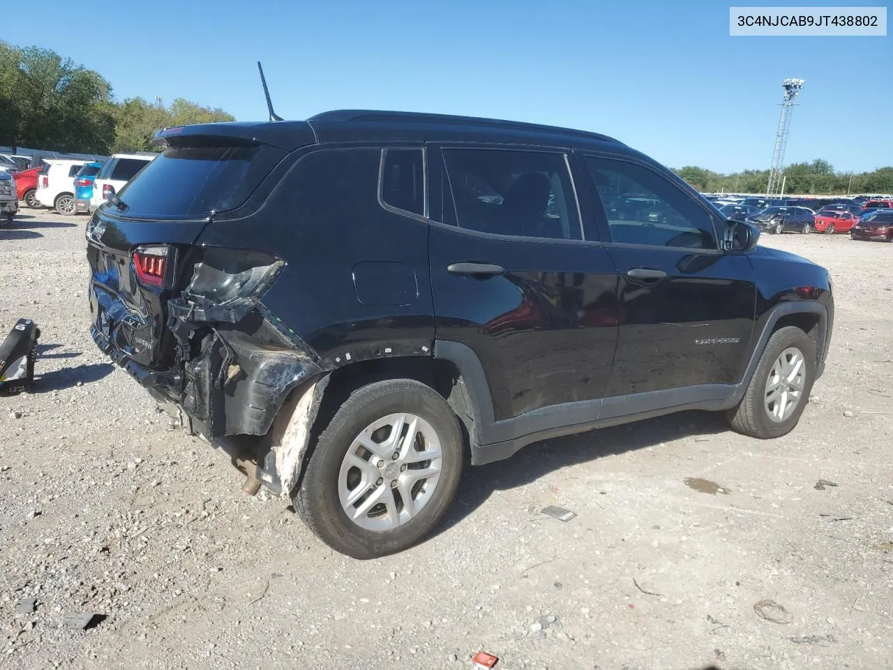 2018 Jeep Compass Sport VIN: 3C4NJCAB9JT438802 Lot: 72426054