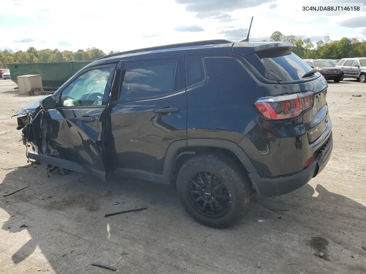 2018 Jeep Compass Sport VIN: 3C4NJDAB8JT146158 Lot: 72475254