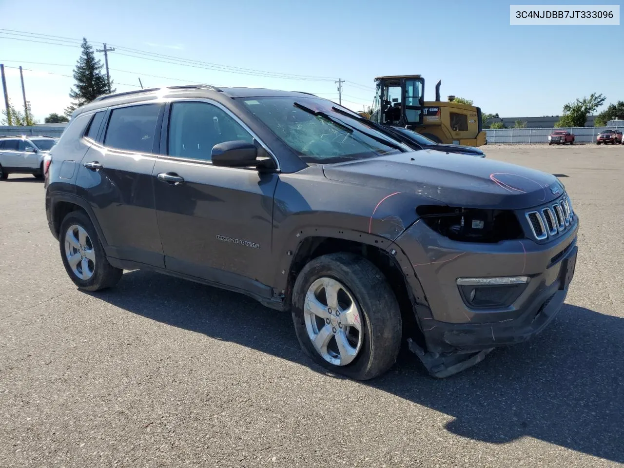 2018 Jeep Compass Latitude VIN: 3C4NJDBB7JT333096 Lot: 72570214