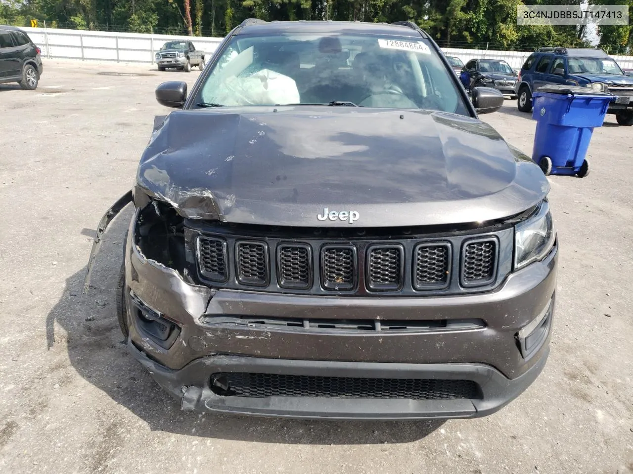 2018 Jeep Compass Latitude VIN: 3C4NJDBB5JT147413 Lot: 72884864