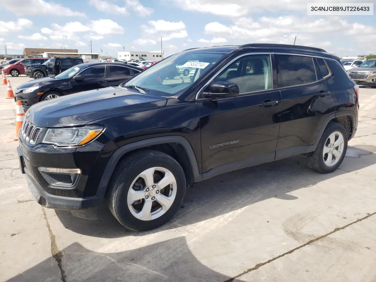 2018 Jeep Compass Latitude VIN: 3C4NJCBB9JT226433 Lot: 72933214