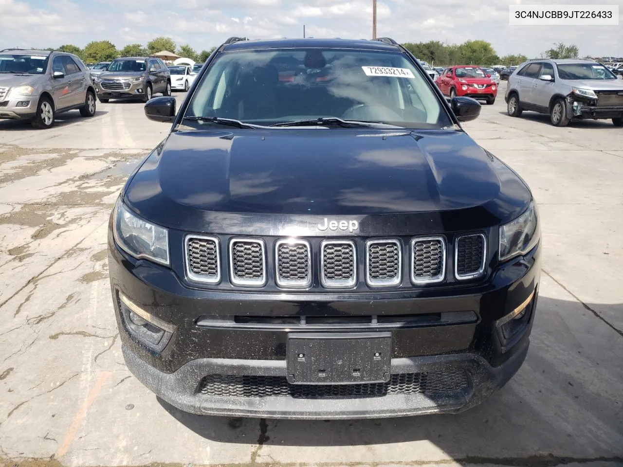 2018 Jeep Compass Latitude VIN: 3C4NJCBB9JT226433 Lot: 72933214