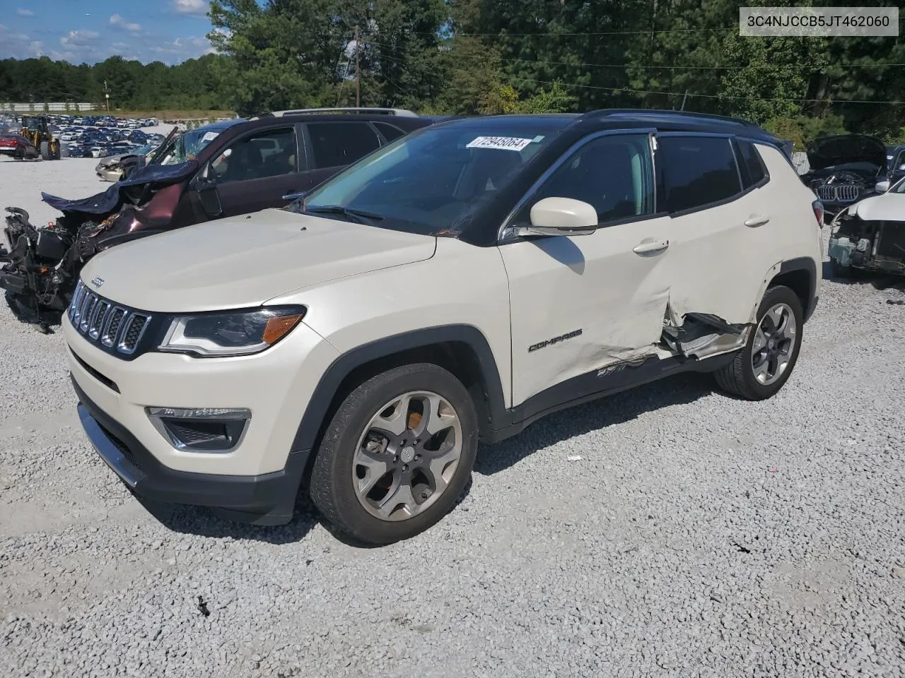 2018 Jeep Compass Limited VIN: 3C4NJCCB5JT462060 Lot: 72945064