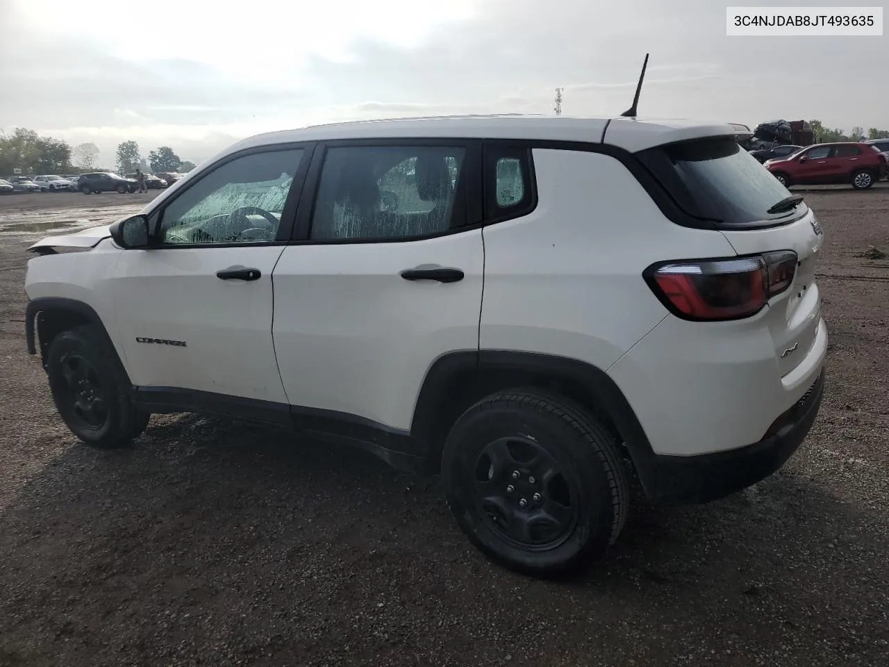 2018 Jeep Compass Sport VIN: 3C4NJDAB8JT493635 Lot: 72949334