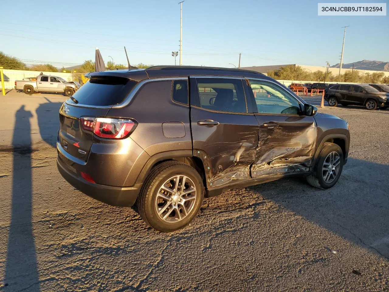 2018 Jeep Compass Latitude VIN: 3C4NJCBB9JT182594 Lot: 73022324