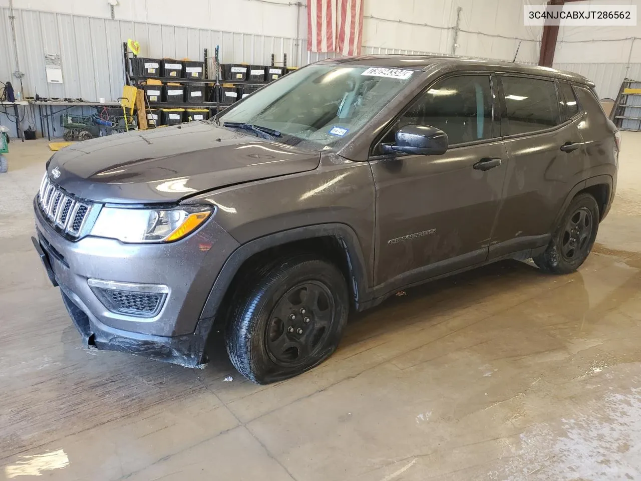 2018 Jeep Compass Sport VIN: 3C4NJCABXJT286562 Lot: 73094334