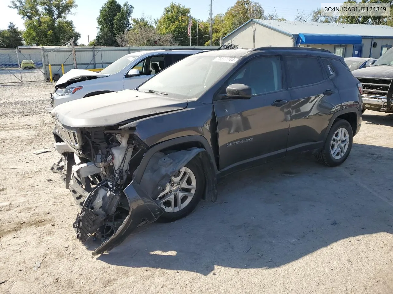 2018 Jeep Compass Sport VIN: 3C4NJCAB1JT124349 Lot: 73377744