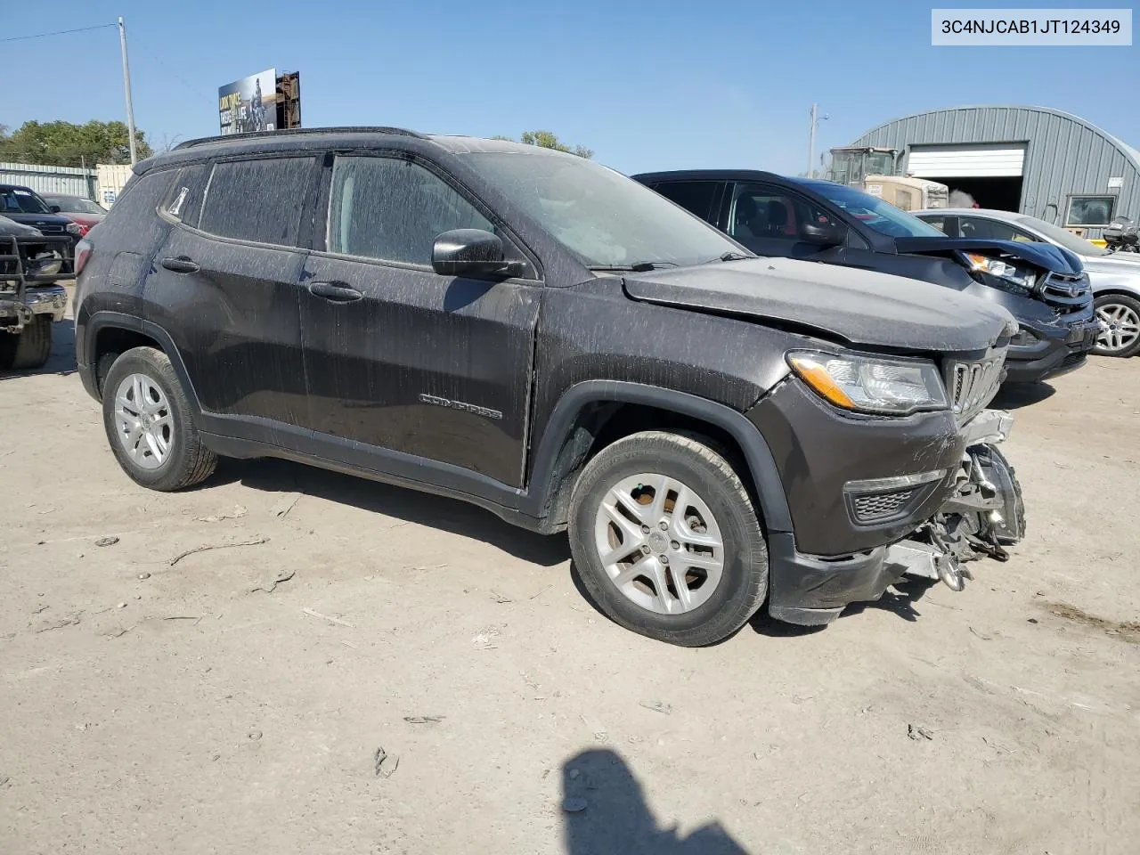 2018 Jeep Compass Sport VIN: 3C4NJCAB1JT124349 Lot: 73377744